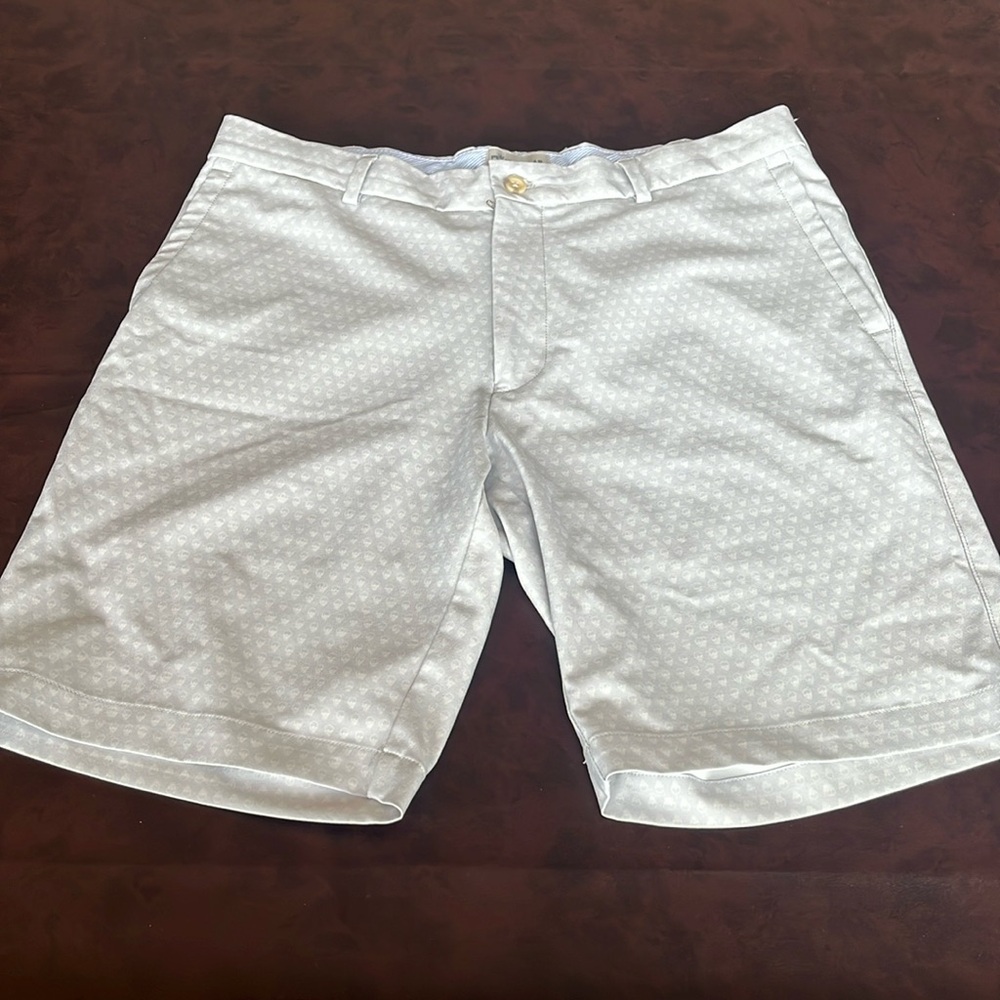 Peter Millar Grey Shorts, Size 33 Waist